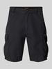 Napapijri Loose Fit Cargoshorts mit Logo-Stitching Modell 'NOTO 2.0' Black