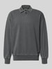 Carhartt Work In Progress Sweatshirt mit Polokragen Anthrazit