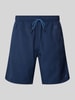 BOSS Regular Fit Badeshorts mit Label-Print Modell 'Orca' Dunkelblau