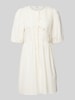 Jake*s Casual Minikleid mit Schnürverschluss Offwhite