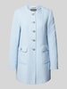 WHITE LABEL Longblazer mit aufgesetzten Pattentaschen Bleu