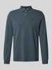 MCNEAL Regular Fit Poloshirt mit Label-Stitching Petrol