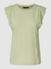 Vero Moda T-Shirt mit Volantärmel Modell 'HOLLYN' Mint
