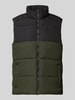 Jack & Jones Bodywarmer met opstaande kraag, model 'MAZE' Olijfgroen