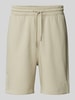 Tom Tailor Denim Relaxed Fit Sweatshorts aus Baumwoll-Mix im Jogger Style Beige