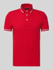 Tommy Hilfiger Regular fit poloshirt van katoenmix Rood