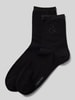 CK Calvin Klein Socken mit Label-Print im 2er-Pack Black