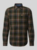 Superdry Slim fit vrijetijdsoverhemd met labelpatch, model 'Lumberjack' Olijfgroen