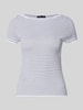 MANGO Skinny Fit T-Shirt aus reiner Baumwolle Marine