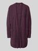 BOSS Orange Cardigan mit offener Vorderseite Modell 'FELVASSY' Aubergine