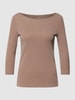 Montego 3/4-Shirt aus Baumwolle Taupe meliert