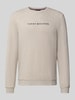 Tommy Hilfiger Regular Fit Sweatshirt aus Baumwoll-Mix Offwhite Melange