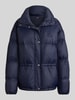 Lauren Ralph Lauren Regular Fit Steppmantel mit Taillenzug Modell 'WOVEN-PUFFER-COAT' Marine