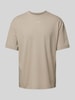 CK Calvin Klein Oversized T-Shirt mit Label-Print Khaki