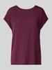 Vero Moda Regular fit T-shirt van lyocell-mix, model 'AVA' Bordeaux