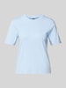s.Oliver RED LABEL T-Shirt mit Seitenschlitzen Hellblau