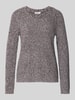 s.Oliver RED LABEL Regular Fit Strickpullover aus Baumwoll-Mix Bordeaux