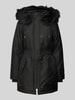 Only Taillierter Parka mit Kunstfellbesatz Modell 'IRIS' Black