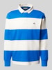 Gant Sweatshirt mit Polokragen Modell 'RUGGER' Royal