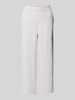 MAC Stoffen broek met verkorte pijpen, model 'Chiara' Lichtgrijs
