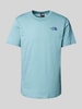 The North Face T-shirt z nadrukiem z logo Petrol