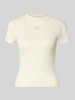 GUESS T-shirt z mieszanka wiskozy model 'LICIA' Écru
