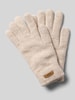 Barts Handschoenen met labelpatch, model 'Witzia' Offwhite