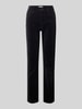 Christian Berg Woman Slim Fit Cordhose im 5-Pocket-Design Black