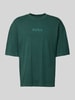 HUGO Oversized T-Shirt aus reiner Baumwolle Modell 'DELW' Dunkelgruen