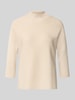 COMMA Regular Fit Sweatshirt aus Viskose-Mix Sand