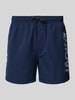Jack & Jones Zwembroek met labelprint, model 'STMAUI' Donkerblauw