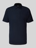 OLYMP Level Five Poloshirt mit kurzer Knopfleiste Marine