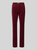 Christian Berg Woman Stoffen broek met 5-pocketmodel Donkerrood