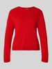 Tom Tailor Regular Fit Pullover aus reiner Baumwolle Rot
