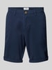 Jack & Jones Regular Fit Bermudas mit Eingrifftaschen Modell 'IBOWIE' Dunkelblau