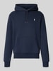 Polo Ralph Lauren Hoodie mit Label-Stitching und Känguru-Tasche Marine