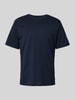 Jack & Jones T-shirt z detalem z logo model ‘ORGANIC’ Ciemnoniebieski