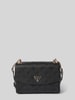 Guess Handtasche mit Label-Applikation Modell 'CRESIDIA' Black