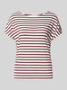 s.Oliver RED LABEL Relaxed fit T-shirt van viscosemix Kersenrood