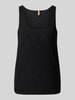 Soyaconcept Top mit Lochstickerei Modell 'INGELA' Black