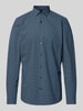 OLYMP Level Five Slim fit zakelijk overhemd met kentkraag Marineblauw