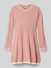 Mayoral Kleid mit Zopfmuster Rosa