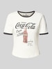 Only Regular fit T-Shirt met Coca Cola®-print, model 'COCA COLA LIFE' Zwart