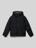 Jack & Jones Steppjacke mit Label-Print Modell 'ALPHA' Black