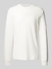 Calvin Klein Jeans Shirt met lange mouwen en labelpatch Offwhite