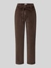 Raphaela By Brax Comfort Fit Weite Hose aus Baumwoll-Modal-Mix Modell 'Carrie' Dunkelbraun