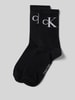 Calvin Klein Jeans Socken mit elastischem Rippenbündchen im 2er-Pack Black