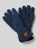 camel active Handschuhe mit Label-Detail Marine