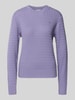 Tommy Hilfiger Regular fit pullover met kabelpatroon Lavendel