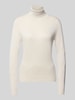 Christian Berg Woman Longsleeve mit Rollkragen Ecru Melange